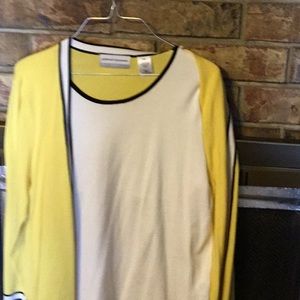 Alfred dunner size PXL long sleeves soft sweater